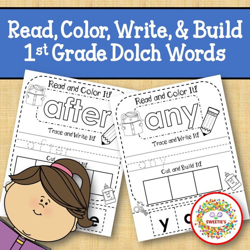 sight words sight word activity worksheets complete first