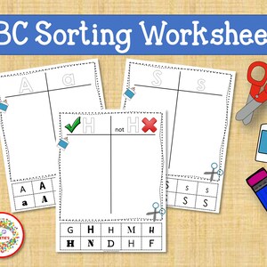 ABC Worksheets, Alphabet Worksheets, Kindergarten Worksheets