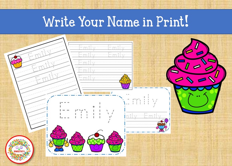 name tracing handwriting worksheet personalized name etsy