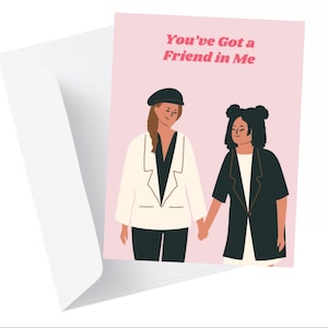 Vous avez un ami en moi, carte de voeux, carte meilleur ami, amitié, carte de compassion, ami solidaire, carte de sympathie
