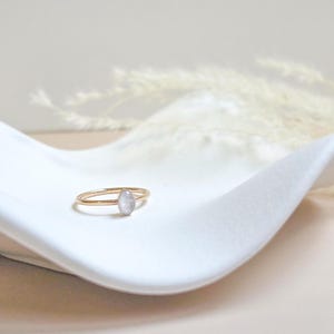 オーバル型火葬リング、14Kゴールドフィルド、ペットメモリアル灰入れ