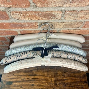 Vintage Cloth Hangers Sets of 5