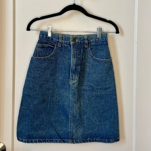 Georges Marciano for Guess Vintage 90s 1990s 2000s Y2K Denim Skirt Size XS/Small