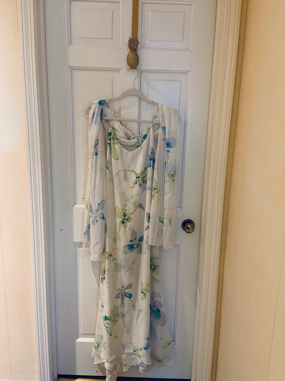 knee length dresses for ladies Kay Unger 5548140 Desert Rose Multi 4 Sale – The Dress Outlet main image 1