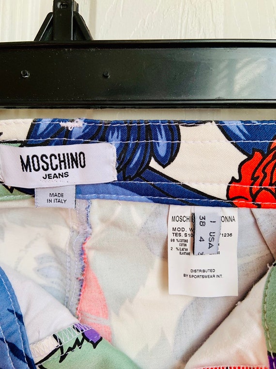 Vintage Moschino Jeans Floral Capris - image 5