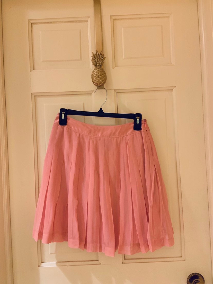 Pink Silk Skirt - Etsy