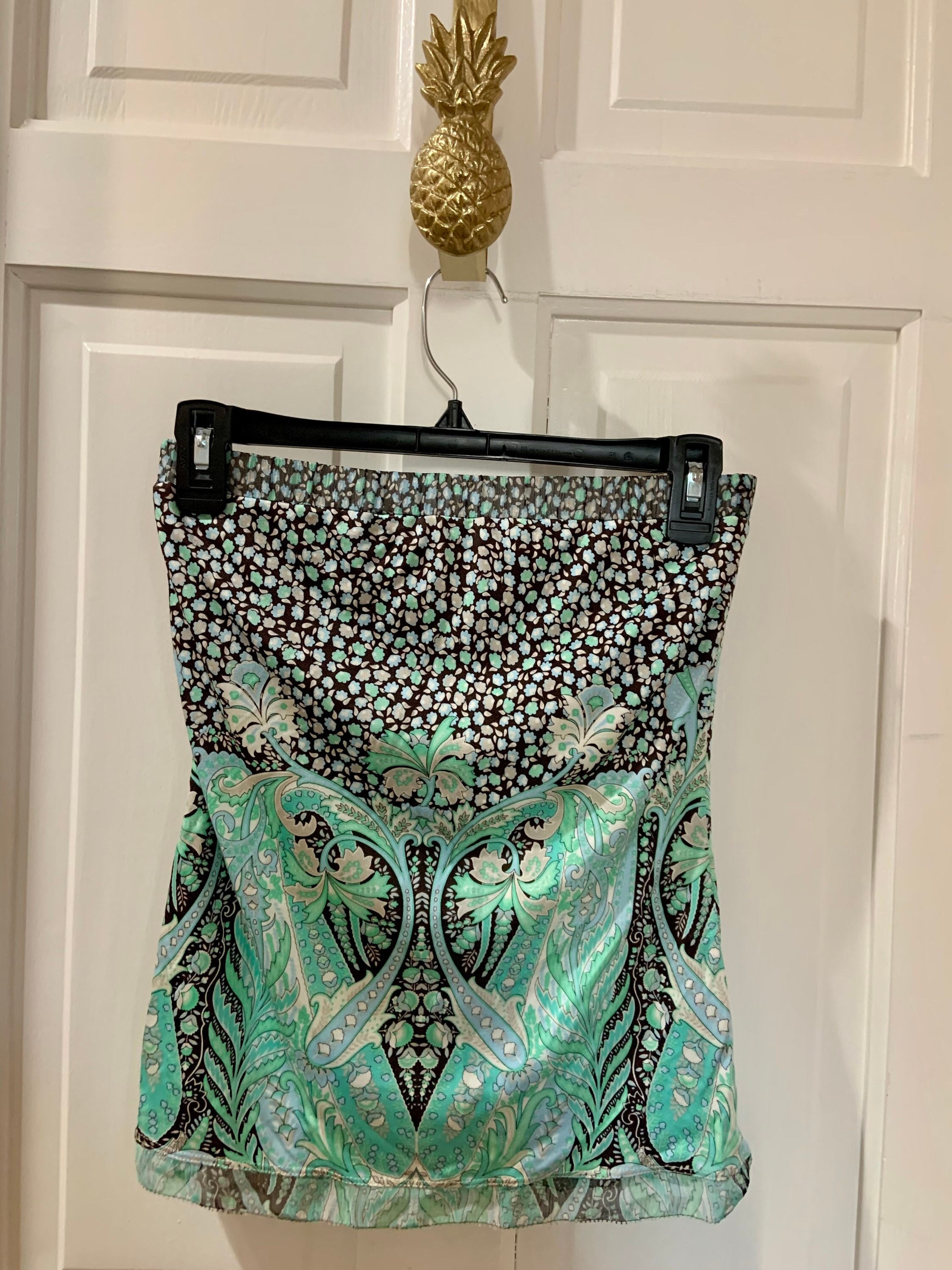 Elie Tahari Aqua Snake Pattern Belt (size XL) Womens Insight Green Snakeskin Pants Size 8 NWOT | eBay main image 2