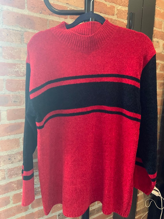 Vintage Sag Harbor Red Pullover Sweater