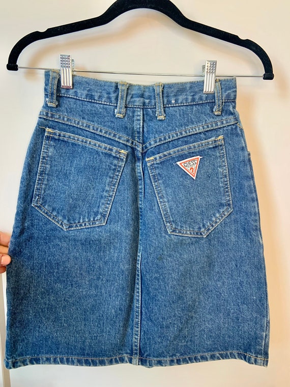 George Marciano for Guess Vintage Denim Skirt - image 2