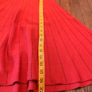 Vintage New With Tags Red Dress and Cardigan image 10