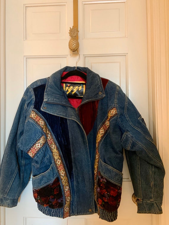 Vintage Izzi Quilted Jean Jacket
