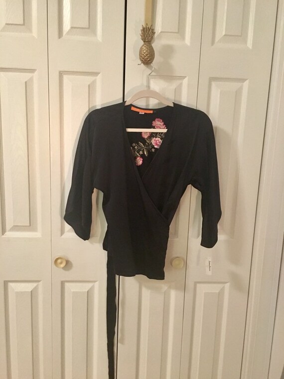 Vintage Cynthia Steffe Wrap Top