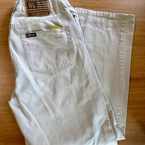 Ralph Lauren Polo Jeans Company Vintage 90s, 1990s Khaki Tan Pants