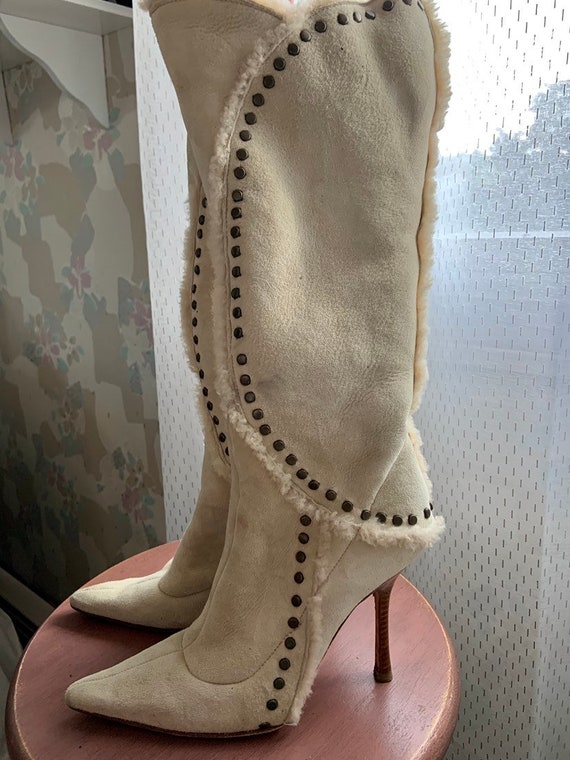 Vintage Jimmy Choo Stiletto Boots