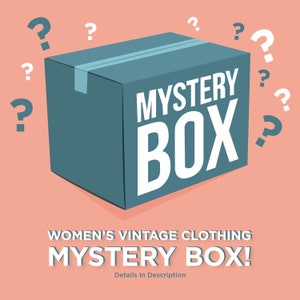 MYSTERY BOX Womens Vintage Clothing and Accessories Etsy UK