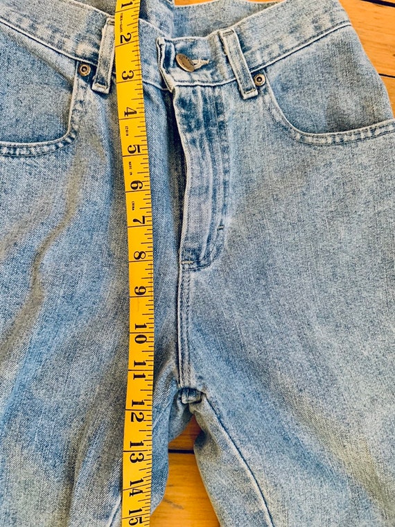 Riveted by Lee Vintage 90s 1990s Cargo Denim Capr… - image 10