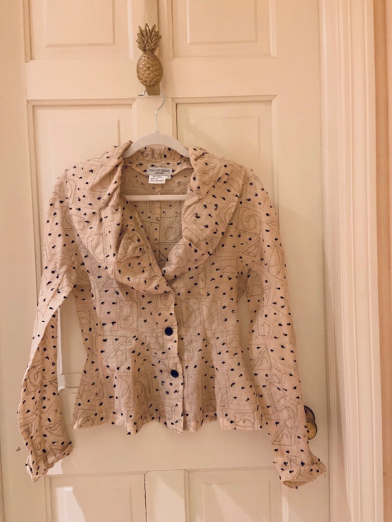 Vintage Sheer Ivan Grundahl Blouse