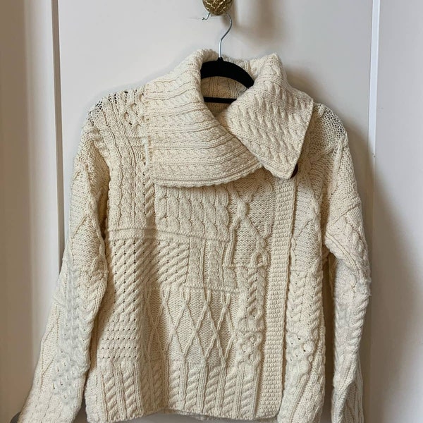 Irish Wool Sweater - Etsy