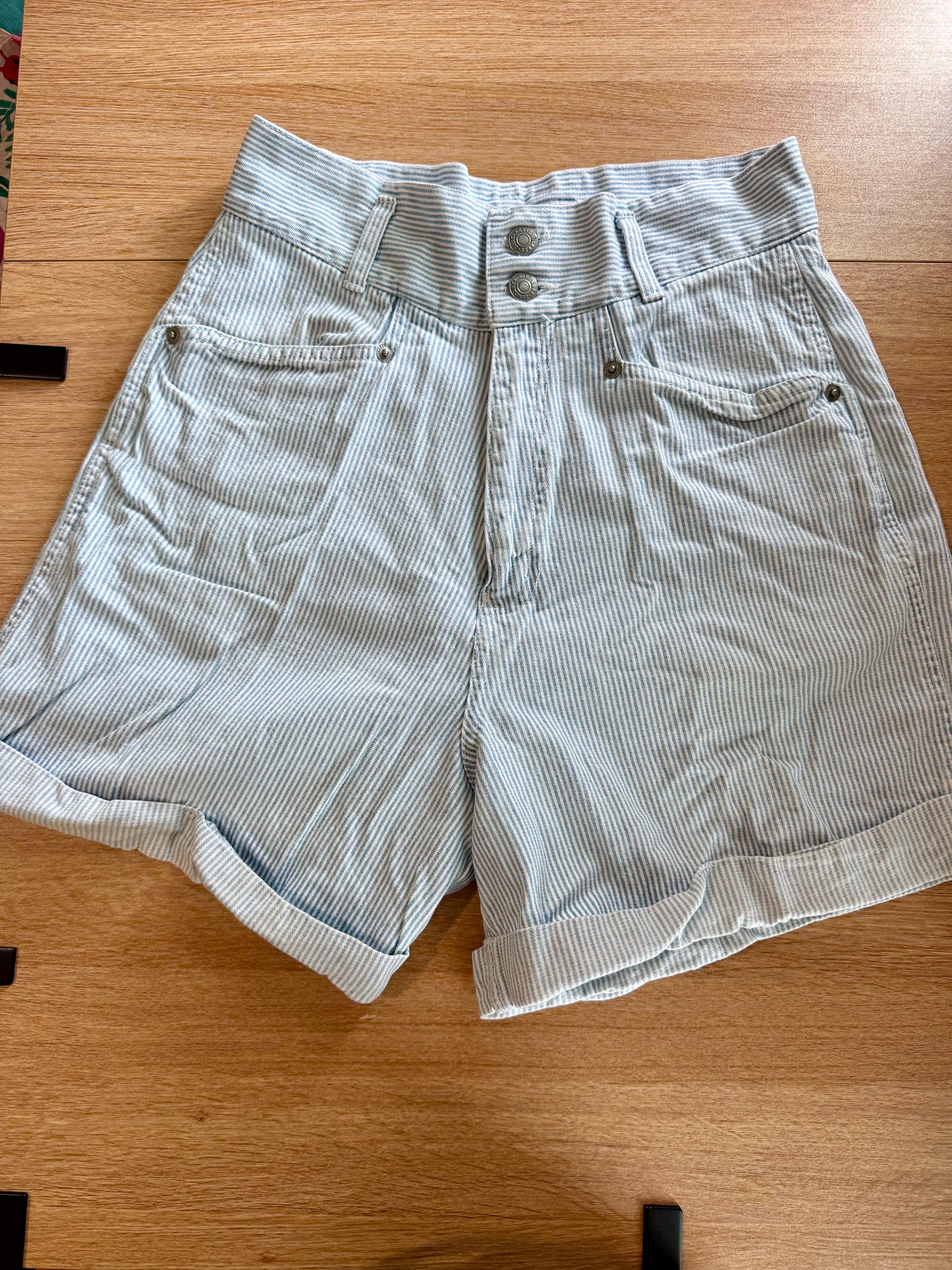 1980s Striped Shorts - Etsy