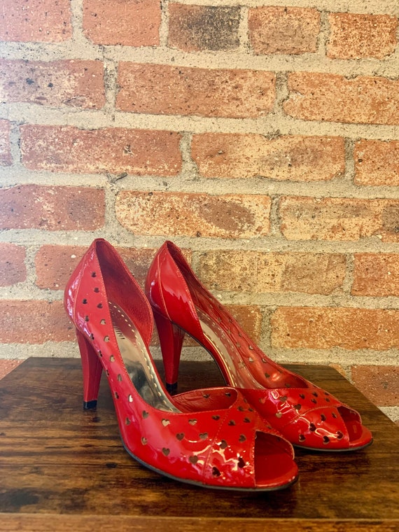 Red gianni bini heels deals