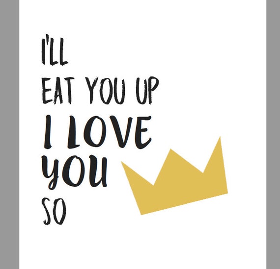 Where the Wild Things Are Quotes Printables 8x10 - Etsy Singapore