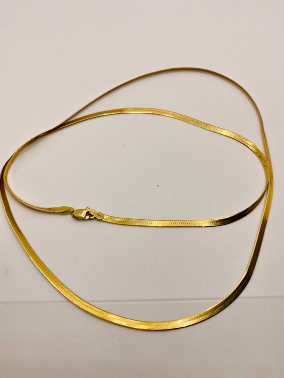 Stunning Vintage 14k Yellow Gold  necklace 24"