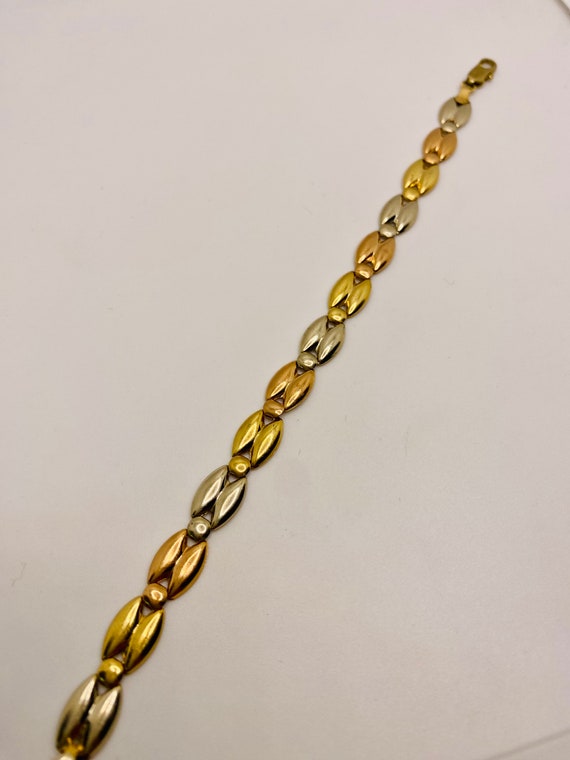 Stunning Vintage 14K Yellow Gold  Bracelet