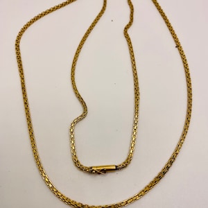 Beautiful Vintage 14k Yellow Gold necklace 24 image 1