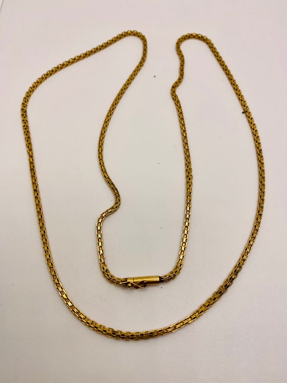 Beautiful Vintage 14k Yellow Gold  necklace 24” - image 1