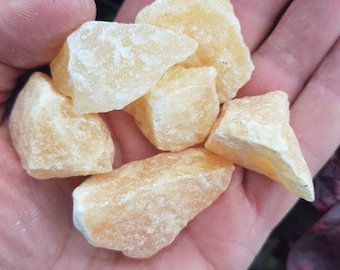 Calcite orange brut