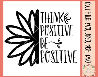 Download Positive Quotes Svg Etsy