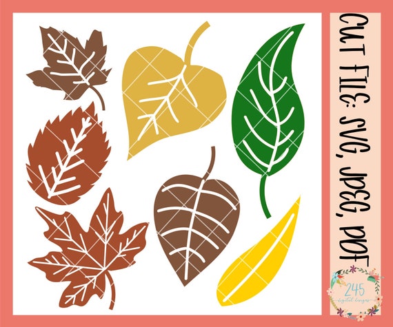 Download Fall Leaves Svg Bundle Leaf Svg Leaf Silhouette Fall Svg Etsy