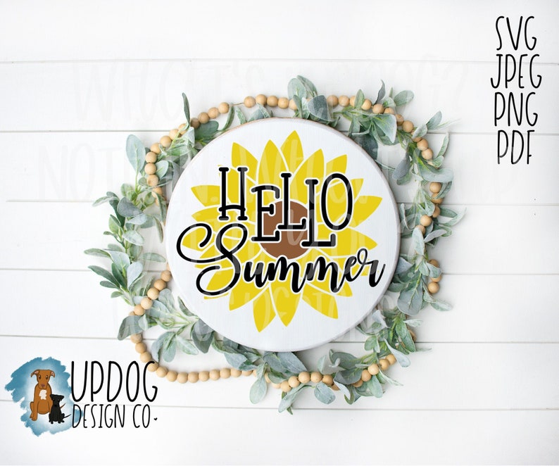 Download Hello Summer SVG Cut File Sunflower Welcome Svg Files for ...