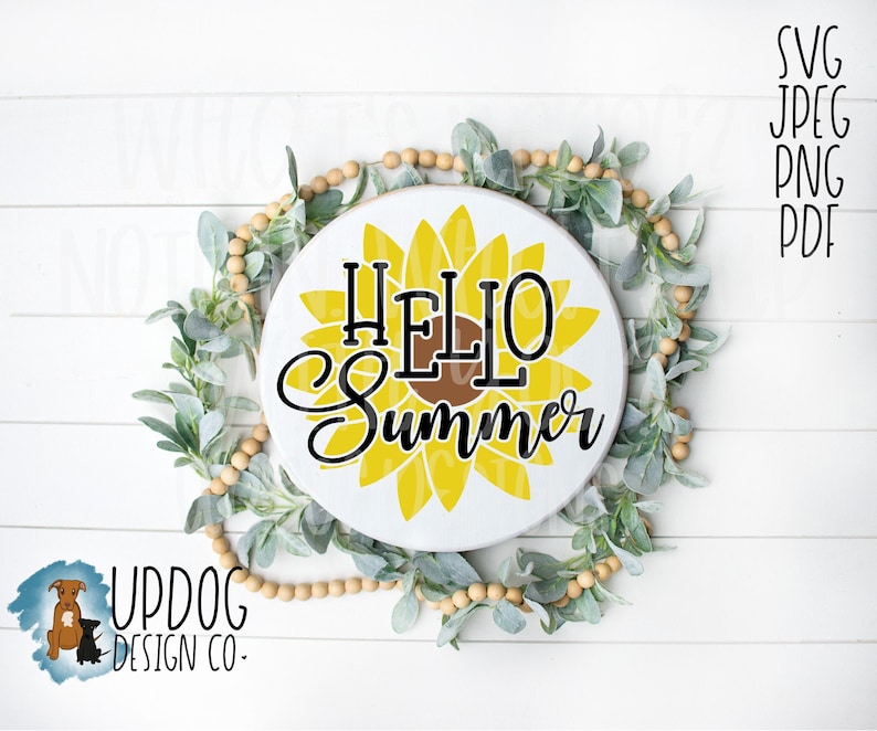 Download Hello Summer SVG Cut File Sunflower Welcome Svg Files for ...