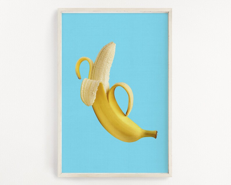 gammelklog Forvirre Bliver til Tropical Art Print Poster Banana Printable Art Printable Art Banana Wall  Art Fruit Art Print Kitchen Wall Art Art & Collectibles Digital Prints  investmentcable.com