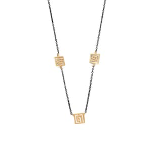 Meander Greek Art Necklace, Greek Key Necklace, Ancient Greek Pendant, Eternity Key Necklace, Griechischer Schmuck