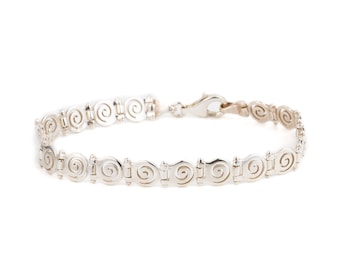Spiral Bracelet – Ancient Greek Jewelry, Spiral Jewelry, Greek Goddess Bracelet, Handmade Ancient Bracelet, Greek Bracelet, Bridesmaid Gift