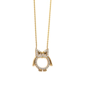 Owl Pendant Necklace, Owl Necklace, Owl Pendant, Greek Pendant, Greek Necklace, Greek Jewelry, Greek Owl, Silver 925