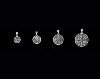 Greek Vergina Sun Pendant Ancient Greek Jewelry Star of Vergina Macedonian  Sun Pendant Greek Ancient coin Museum Jewelry Ancient Greece