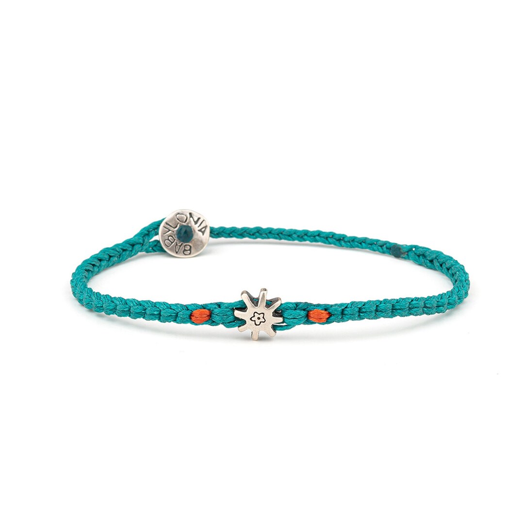 Babylonia Sun Symbol Bracelet, Symbolism Bracelet, Silver Knot Bracelet