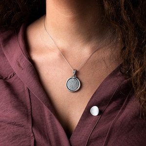 Sterling Silver Ancient Greek Minoan Phaistos Disc Pendant Phaistos Pendant Silver coin pendant Greek Pendant Museum Jewelry Greek jewelry