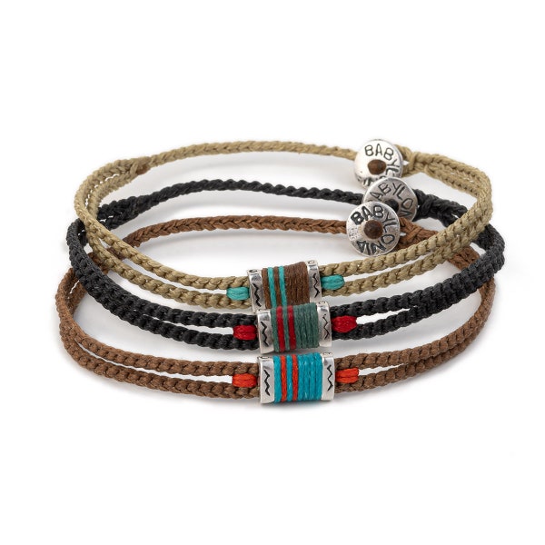 Greek Silver Bracelet / Babylonia bracelet / Colorful Bracelet / Adjustable bracelet / Boho bracelet / Babylonia Jewelry / Greek jewelry