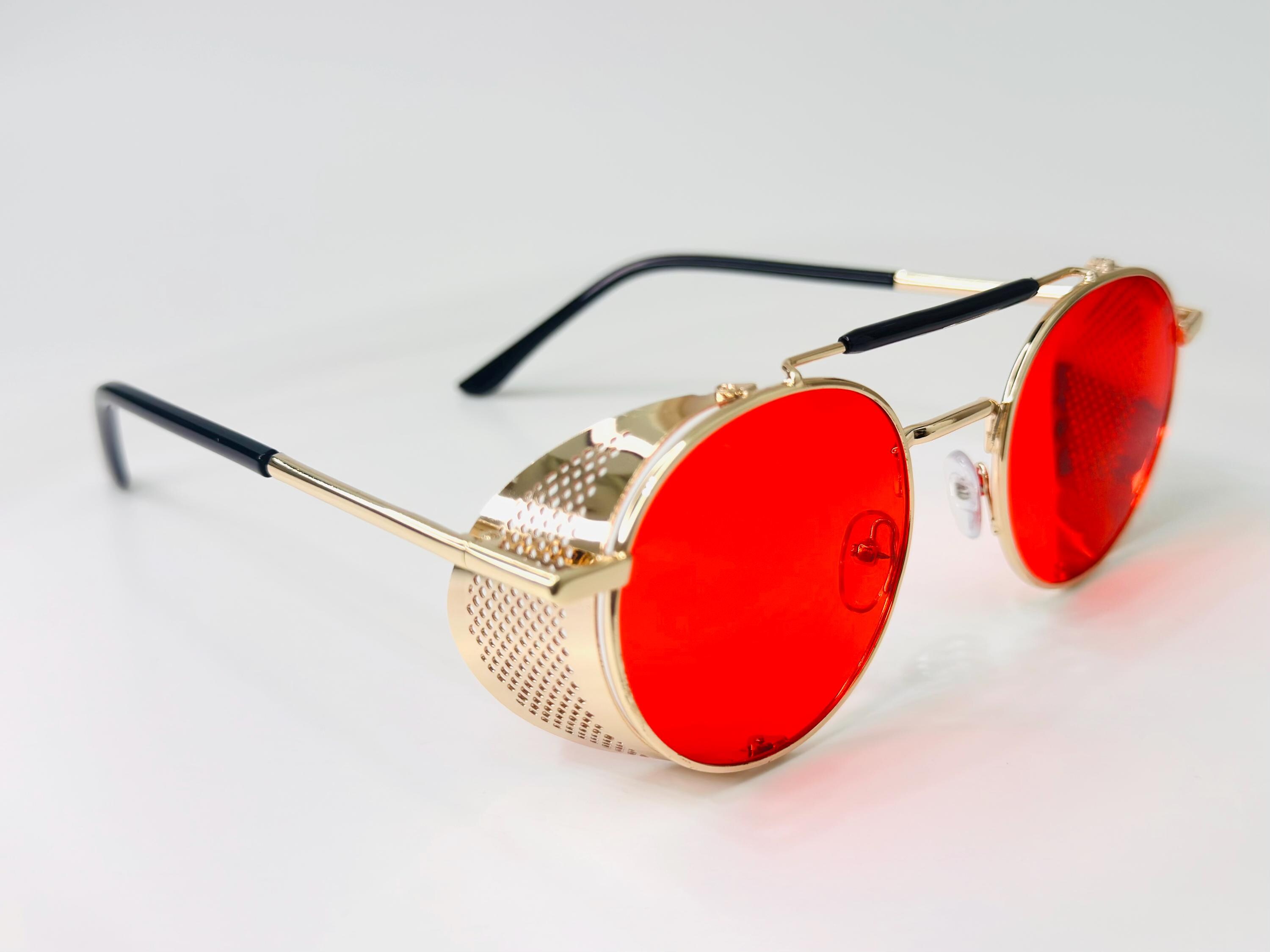 Red Shield Sunglasses - Etsy display picture 3