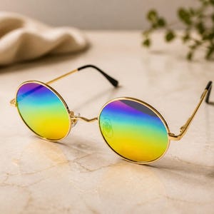 Yellow Vintage Sunglasses - Etsy display picture 1