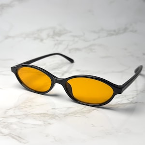 Vintage Yellow Tint Sunglasses - Etsy display picture 2
