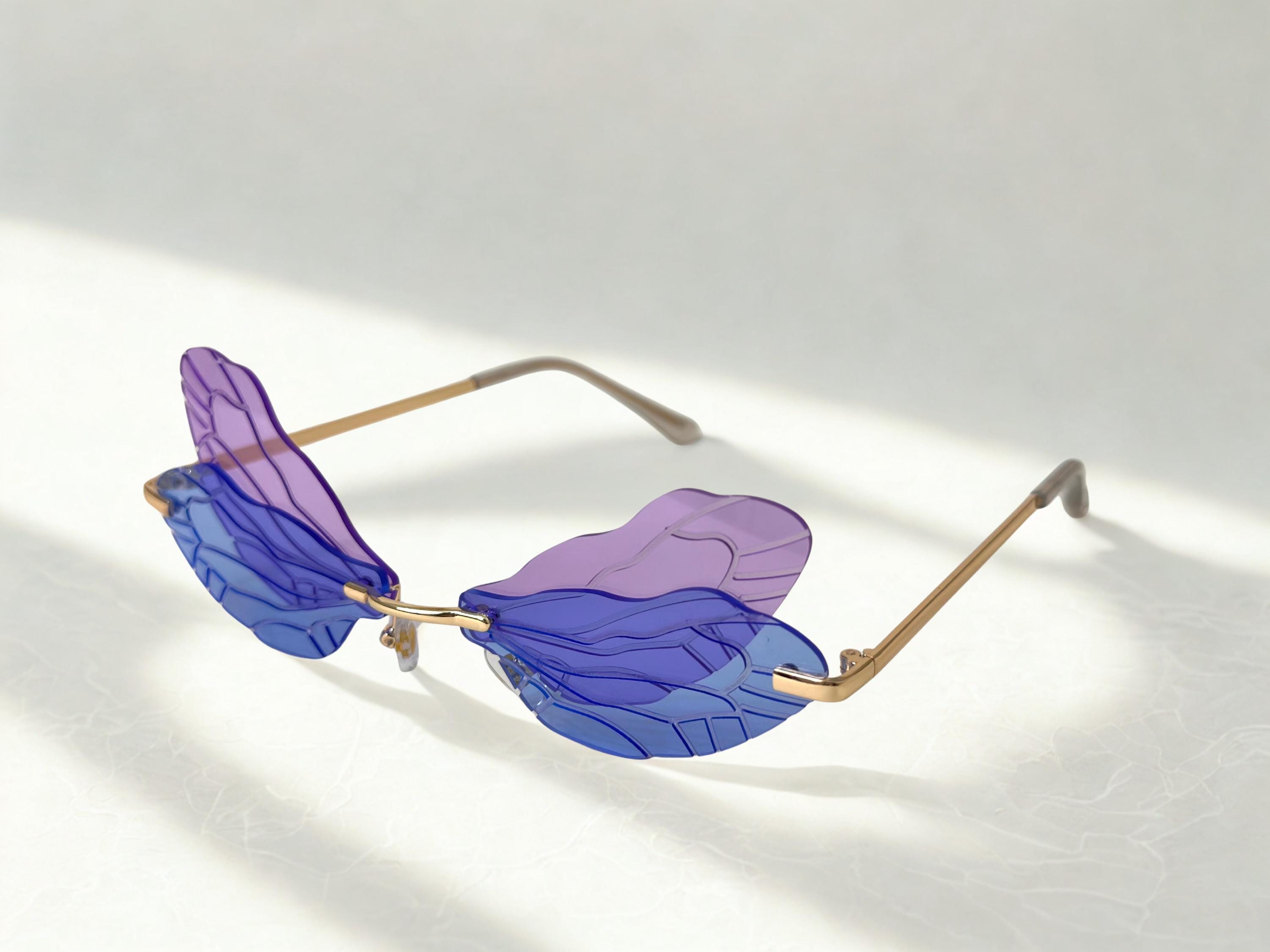 Purple Gradient Sunglasses - Etsy display picture 2