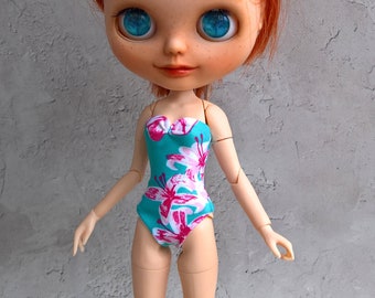 Blythe Swimming Suit, swimming costume, Azone bathing suit, Azone swimwear, swimsuit for Blythe