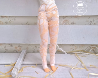 Mesh fabric leggings, for Blythe Doll, handmade outfit, Blythe Tights, Azone body