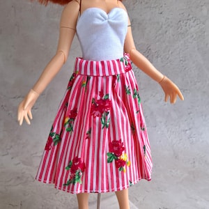 Skirt for Blythe Doll, handmade, Fashionable Blythe Clothes Pullip, Azone body