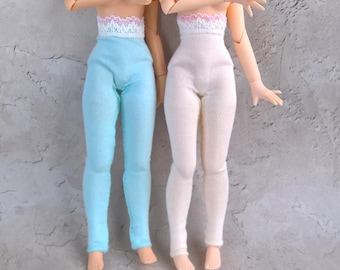 Coton fabric leggings, for Blythe Doll, handmade outfit, Blythe Tights, Azone body